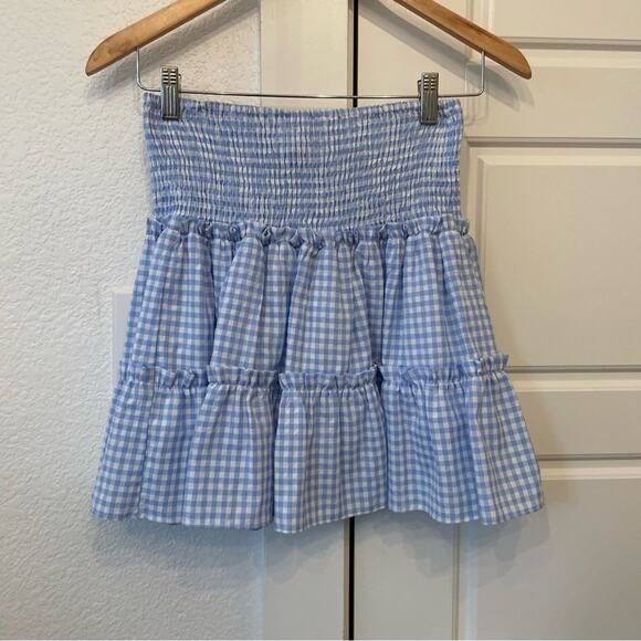 J. Marie Gingham Skirt - Picture 1 of 4